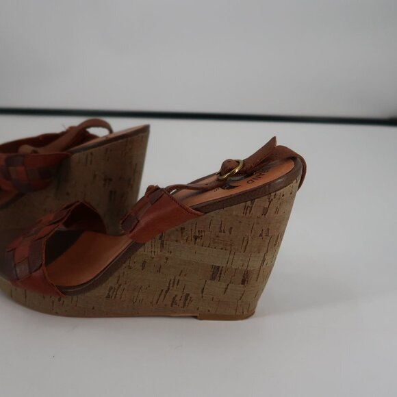 Lucky Brand Women's Carmel Weave Style Details Wedge Size 10 - Picture 9 of 11